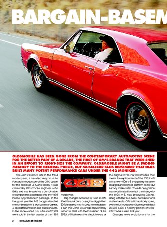 1967 Oldsmobile 442 red MCR