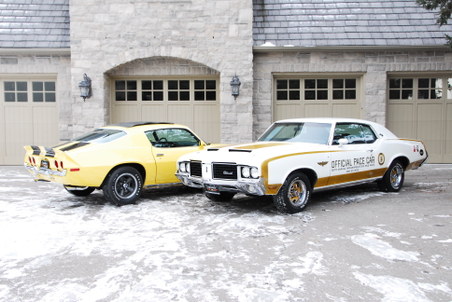 1970 Chevy Camaro 1972 Hurst Olds Combo