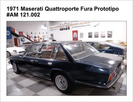 1971 Maserati Quattroporte Prototipo