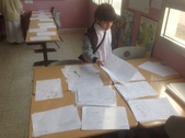 Students Helping During Fog Day