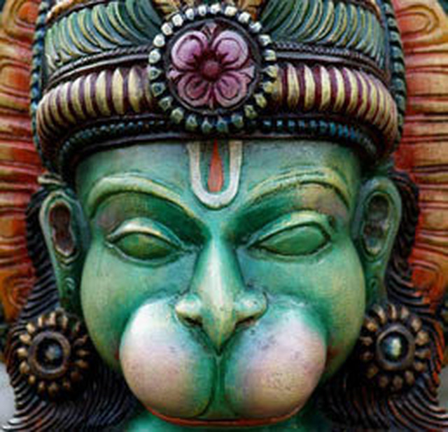 hanuman face painting