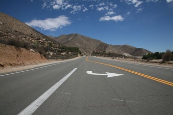 ROAD-Soledad Canyon Road at Crown Valley