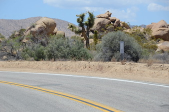 Pipes Canyon Rd. W. of Hwy 247