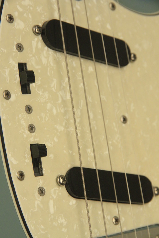 1964 Fender DUO-SONIC II Blue with '66 body CLAY DOTS + L-PLATE +
