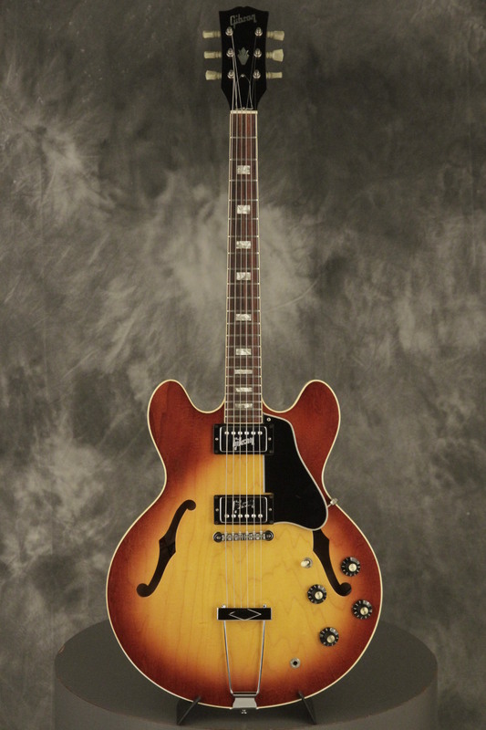 1972 Gibson ES-335 Sunburst embossed Patent # sticker