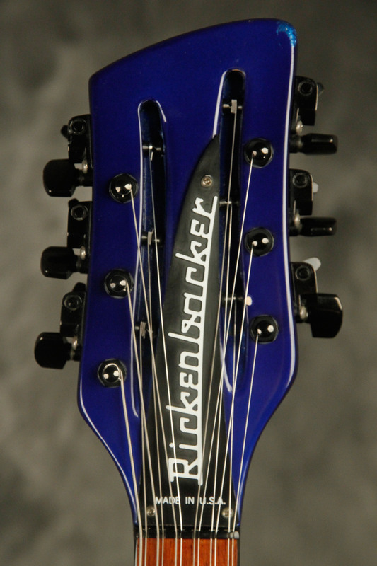 1986 Rickenbacker 620/12 string Midnight Blue BT Black binding +