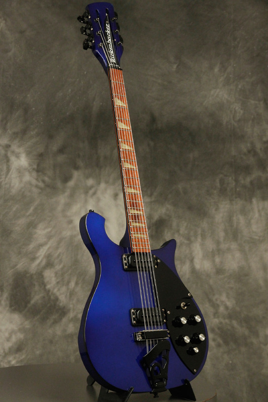 1986 Rickenbacker 620/12 string Midnight Blue BT Black binding +