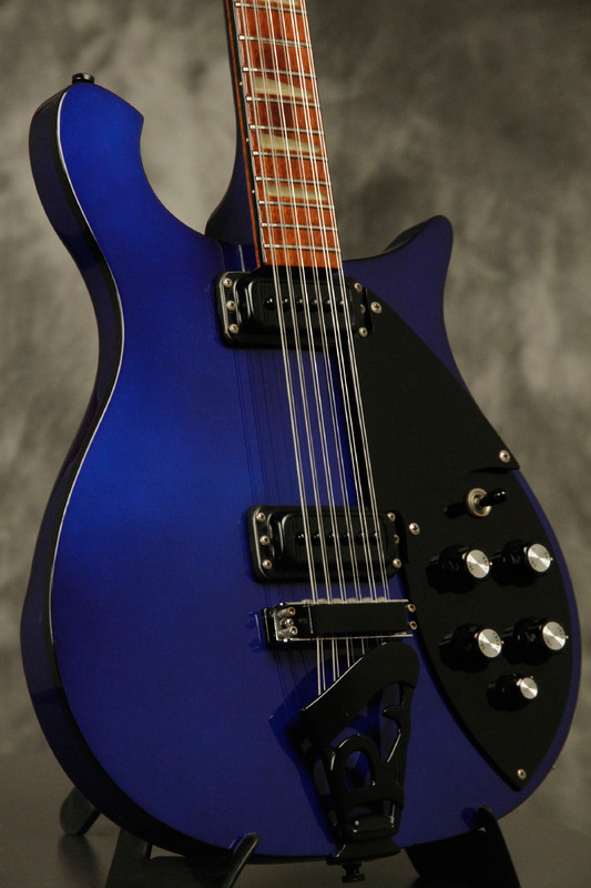 1986 Rickenbacker 620/12 string Midnight Blue BT Black
