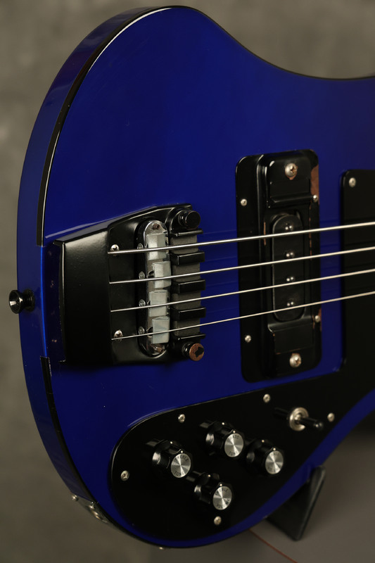 1988 Rickenbacker 4003 Bass BT Midnight Blue w/BLACK hardware +