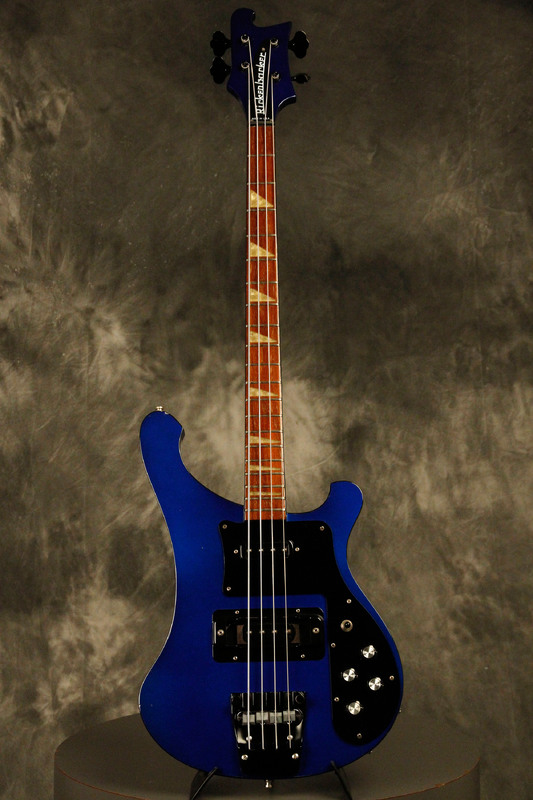 1989 Rickenbacker 4003 Bass Midnight Blue BT Black hardware