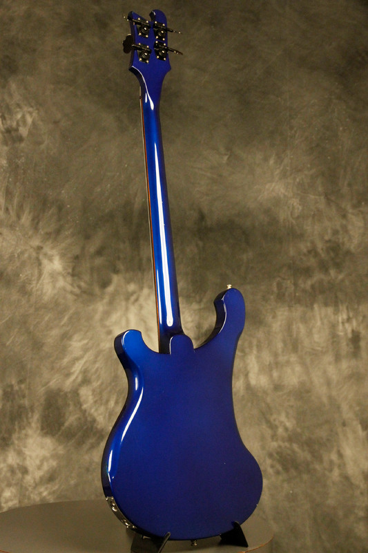 1989 Rickenbacker 4003 Bass Midnight Blue BT Black hardware