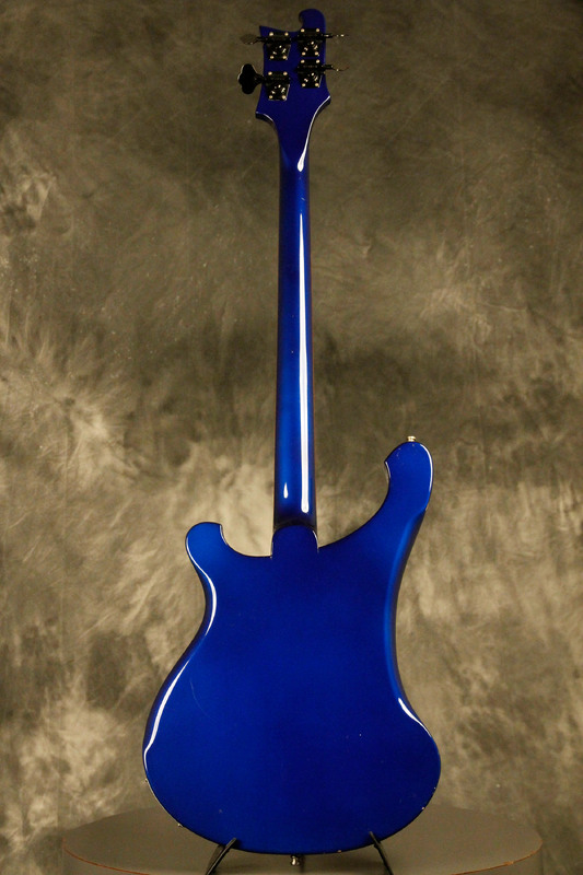 1989 Rickenbacker 4003 Bass Midnight Blue BT Black hardware +