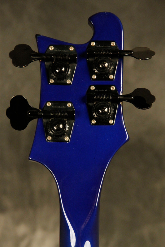 1989 Rickenbacker 4003 Bass Midnight Blue BT Black hardware +