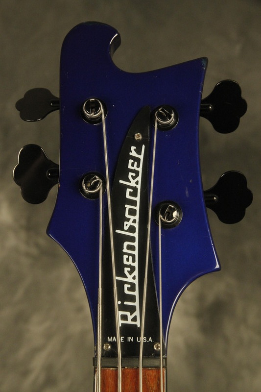 1989 Rickenbacker 4003 Bass Midnight Blue BT Black hardware