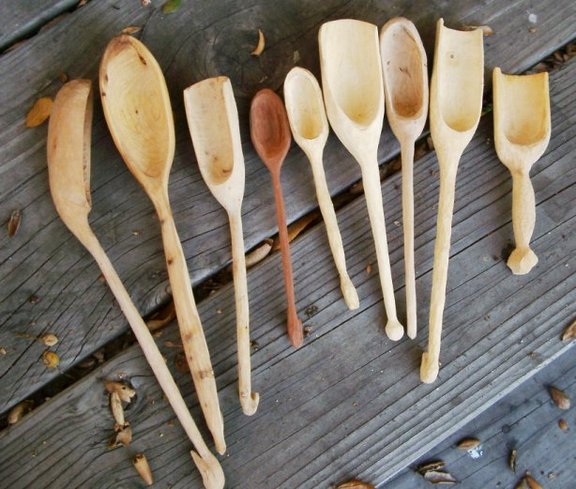 Spoon Carving - photos of tools and spoons. - PaleoPlanet