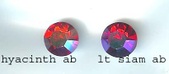 Swarovski AB colors