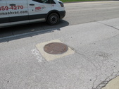 Manholes Miss. N of RR Bridge