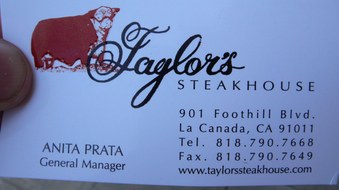 TAYLOR'S LA CANADAFLINTRIDGE
