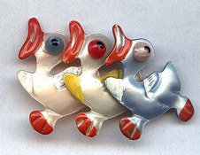 Pearlized Plastic Pins