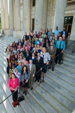 Group Photo, State House steps