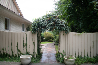 Backyard Garden-Gibbons Home