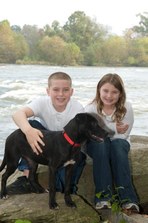 Cox Family Portrait on the Saluda
