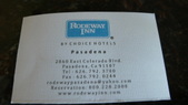Rodeway Inn, Pasadena