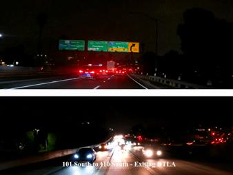 101 South to 110 - Entering DTLA