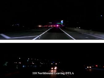 HWY 110 Northbound Leaving DTLA
