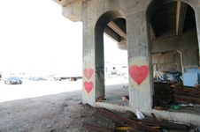 1st St. Bridge overpass LA river(East)