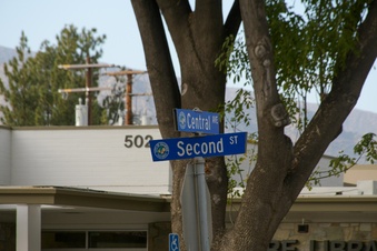 Second Street and Central Ave