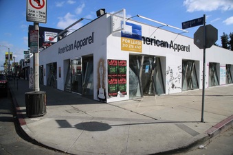 Vacant American Apparel Melrose