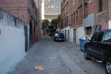 Alley Outside Restaurant