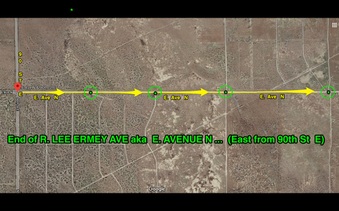 END OF E. AVENUE N -aka R. Lee Ermey Ave