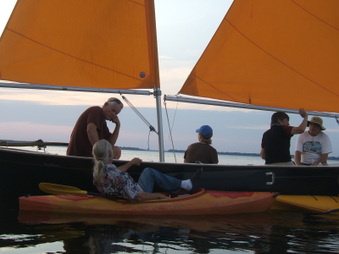 Sunset Raft-up Lake Santa Fe