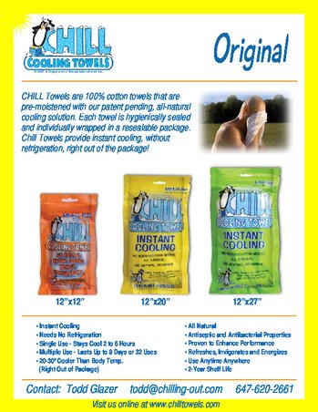 Chill Cooling Towels
