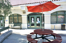 Exterior Seating Area of Brahma Cafe