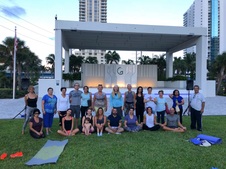 Yoga at Gateway Park September 20, 2018