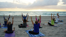 Yoga on the Beach February 14, 2018