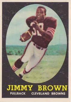 Supplex55 Jim Brown NFL card collection