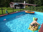 Sommerhus m. Emil og Mads