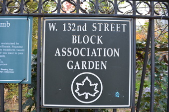 WEST 132nd STREET BLOCK GARDEN