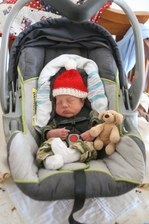 Zach's Growth Measured by his Car Seat