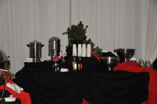 UPSES Hall drapery photos