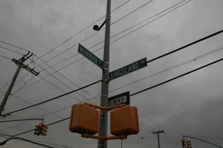 nearby residental streets