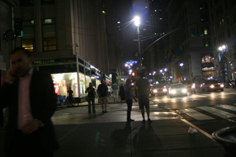 EXT. NY STREETS 5TH AVE 33-35