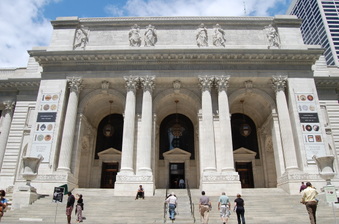 INT/EXT NY PUBLIC LIBRARY