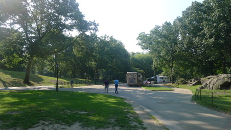 EXT. PARK #1 (peter running)
