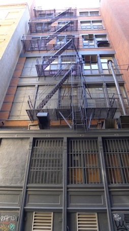 Cortlandt Alley Fire Escapes (@ White)