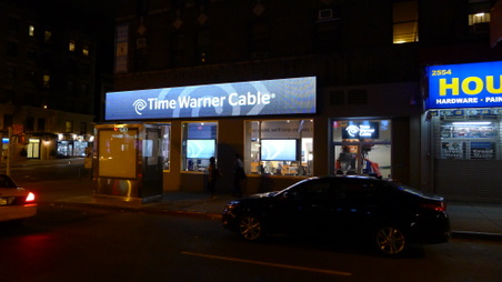 Time Warner Store Billboard